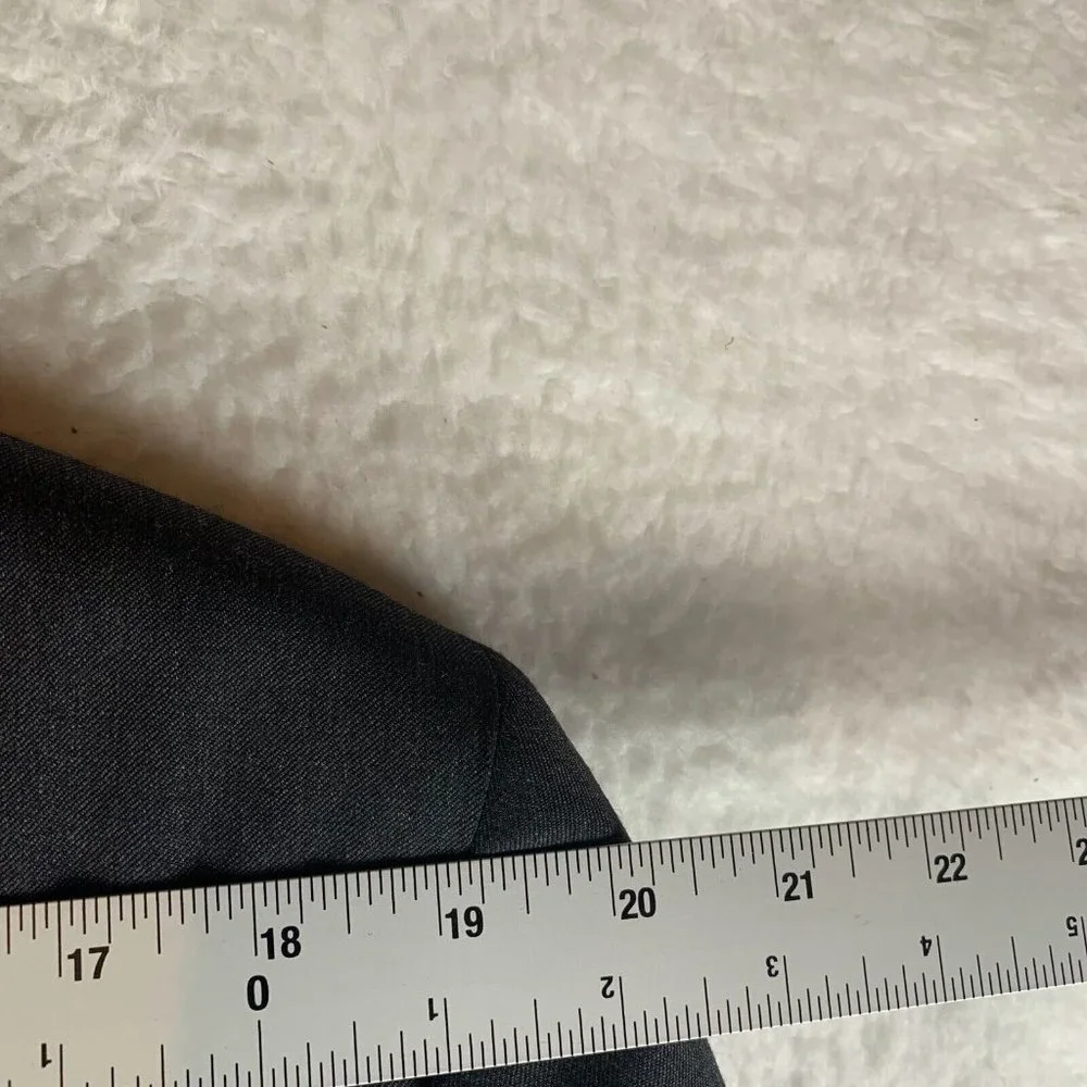 Burberry Blazer Jacket Men's 43 L Gray Wool Single Breasted Notch Lapel 8252‎